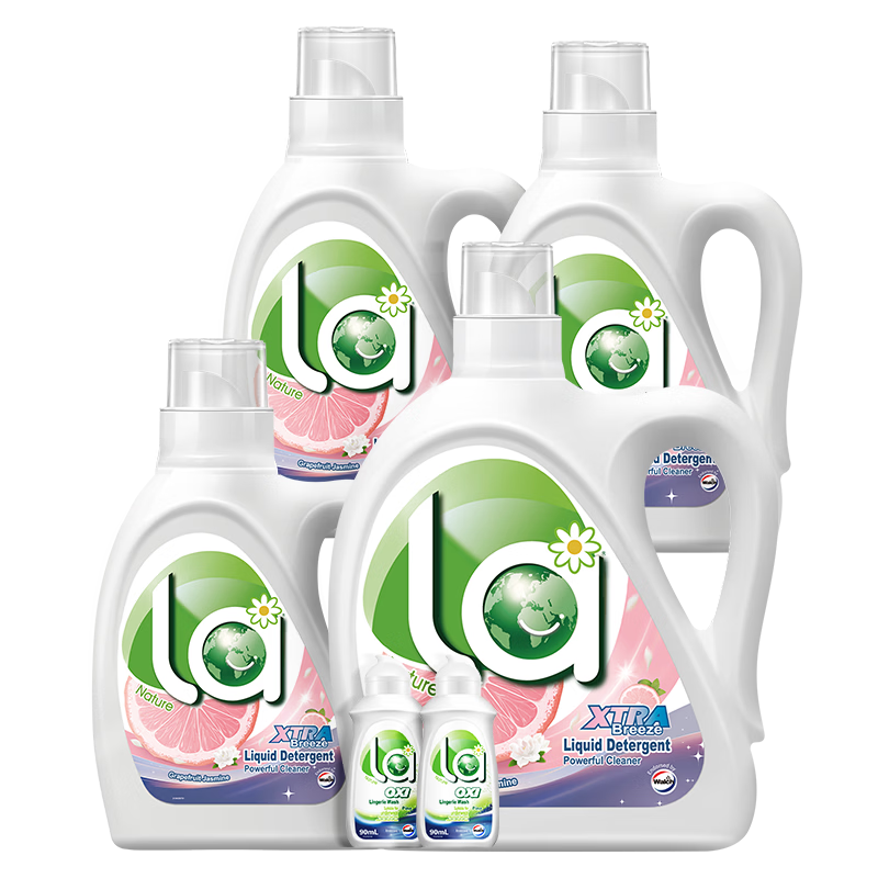 ��¶ʿ la��Ȼ����ϴ��Һ ���� 2.25L+1L*3+���¾�90ml*2 64.9Ԫ