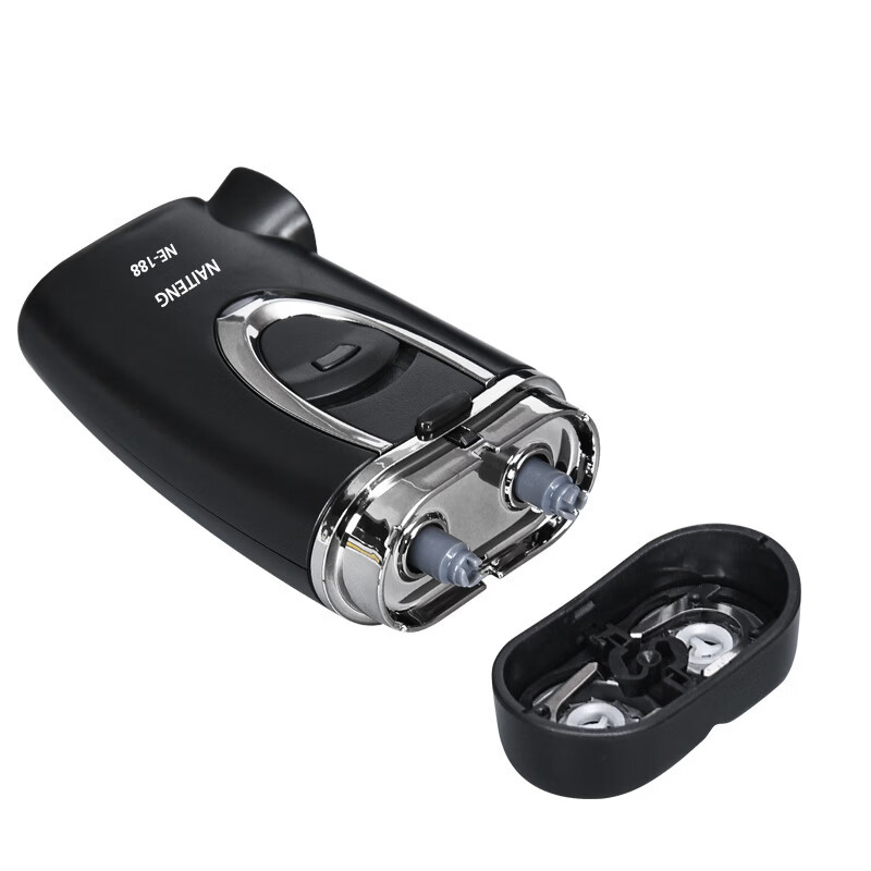 【精选】直销新款男士直充双头剃须刀黑色大气独立浮动刮胡刀毛刀 黑色双头188