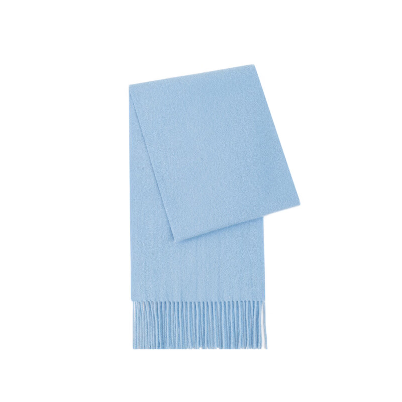 ���޵�ɫ����ëΧ��Ů�ﶬ�����綬���Ӻ����ɸ��ӱ�ů�ٴ�Χ������ ˮ��ɫ 200*30cm(����)�����ë 105Ԫ