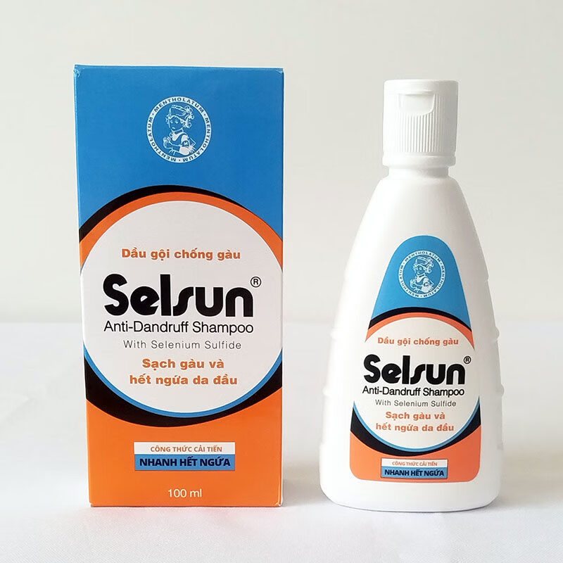 Selsun越南曼秀selsun去屑洗发水控油蓬松止痒舒缓硫化硒消屑洗发水 曼秀雷敦洗发水100ml1瓶