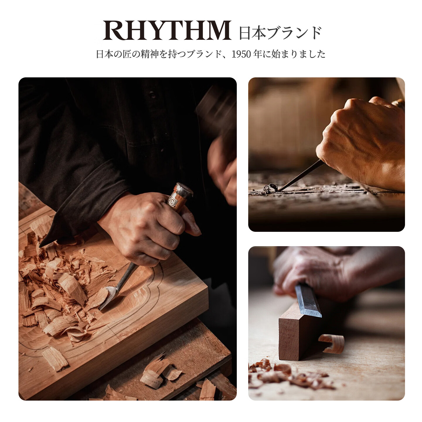 丽声（RHYTHM）日本正品闹钟实木静音床头台钟学生儿童闹表客厅轻奢高端静音走时丽声原装机芯73mm座钟 CRE968NR06 干电池