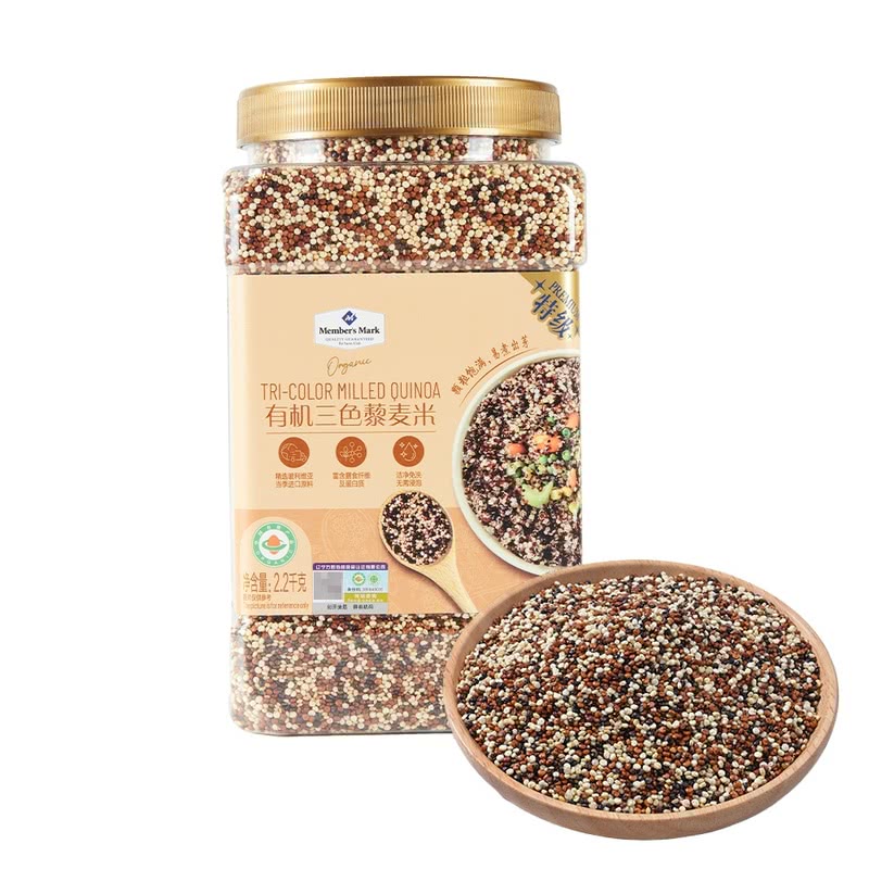 素養(yǎng)生活山姆會(huì)員超市代購(gòu)Member's Mark有機(jī)三色藜麥米2.2kg 有機(jī)三色藜麥米2.2kg