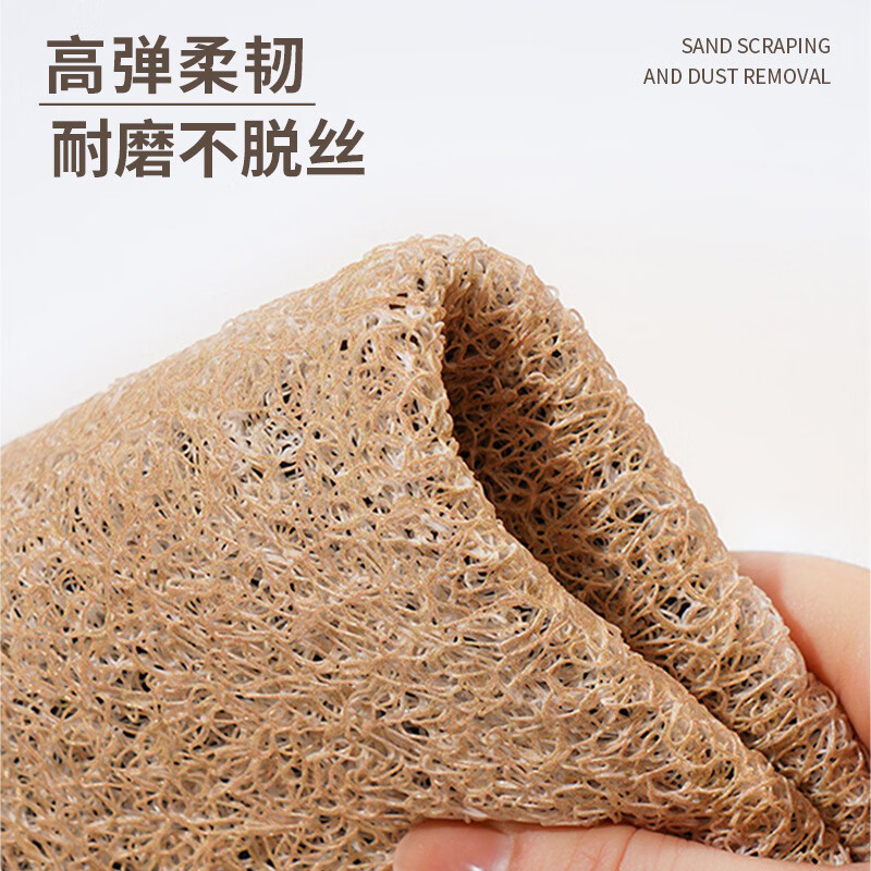 山头林村红色喜庆地垫防滑吸水除尘垫子家用入户门地垫脚垫可裁剪门外地毯 祝愿-进宅大吉 1m*1cm 1件数 60*90CM【刮沙除尘】