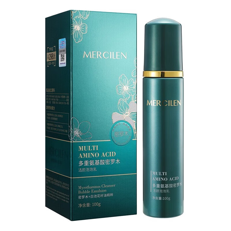 梦希蓝多重氨基酸密罗木洁颜泡泡乳洗面奶女男 1瓶