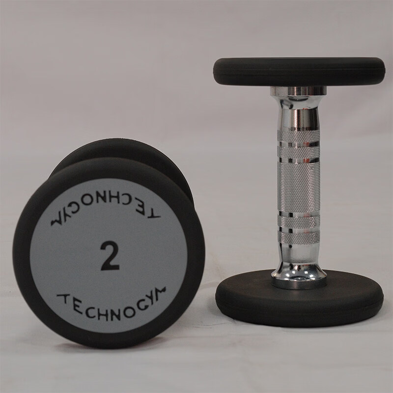 泰诺健（Technogym）【泰诺健PU哑铃】环保无异味家用商用健身房男女私教专用哑铃套装 2kg一对（单拍）