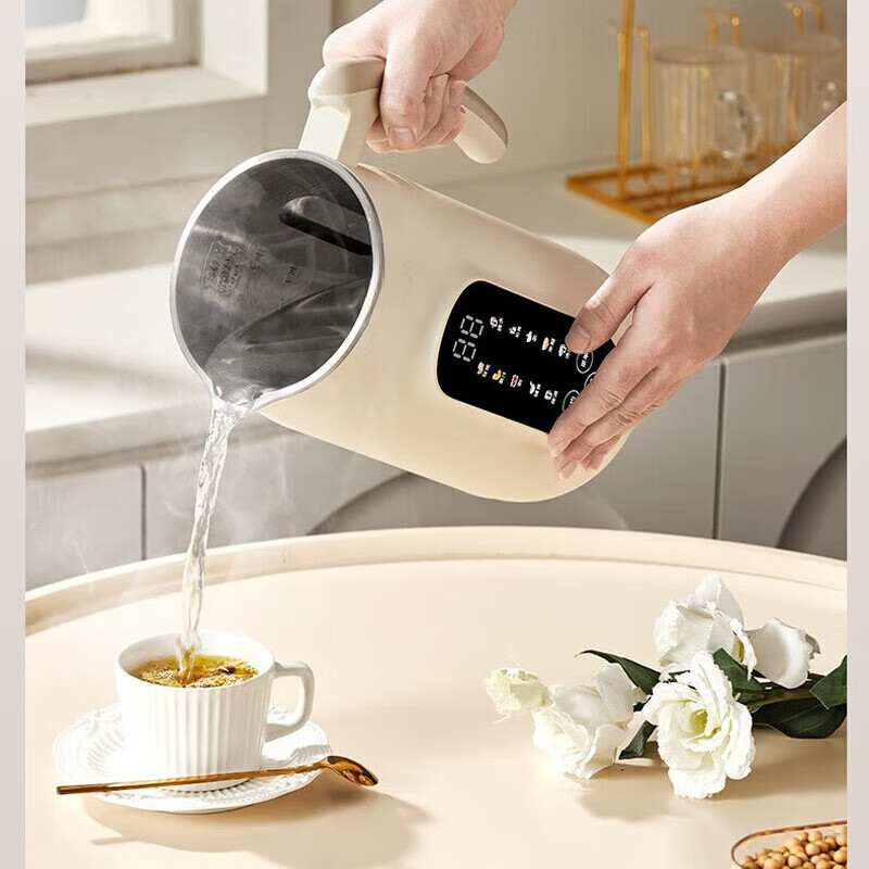 九阳(Joyoung)同款2025新款破壁机家用豆浆机大容量小型多功能免滤宝宝婴儿料理辅食机预约早餐 1.5L【316母婴级内胆+自动清洗+自动预约】