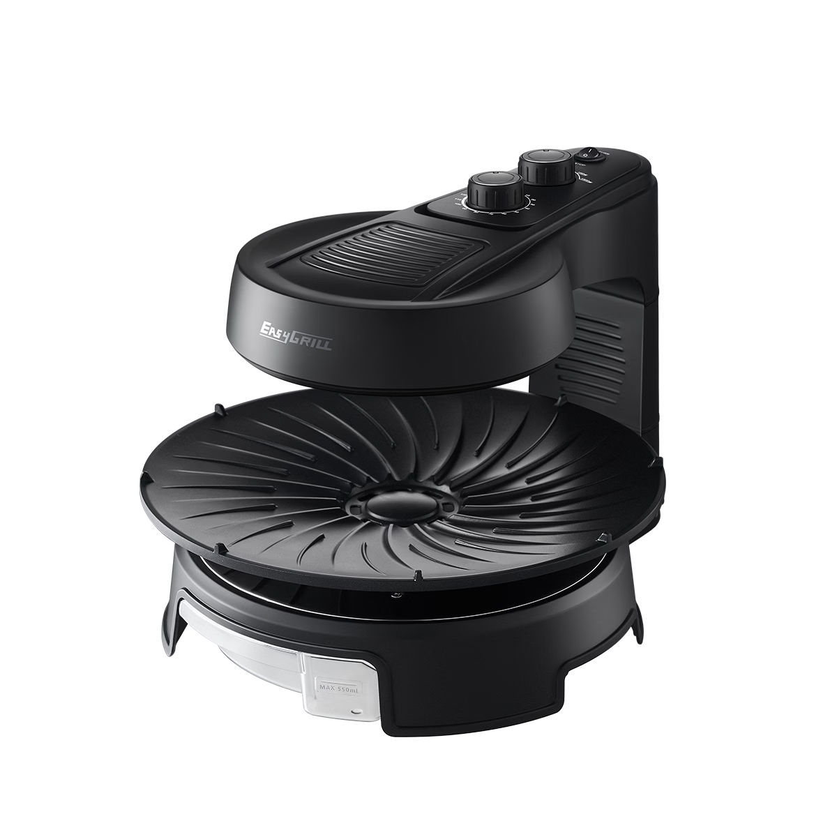 EASYGRILL 无烟烧烤炉 家用烤肉锅电烤盘电烤炉照烧炉烤串机室内无油烟烧烤机烤肉盘一体烤肉炉 【CR-04K 1500W+多功能套装】 1层