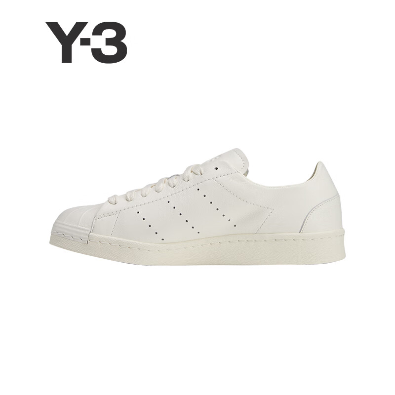 Y-3【618】y3 SUPERSTAR男士休闲鞋经典板鞋55-KI3476 白色 44.5 (275mm) UK10