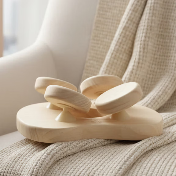 实木护颈枕 露营枕头 桑拿房枕头 汗蒸房枕头  颈椎头枕 进口松木 华洗