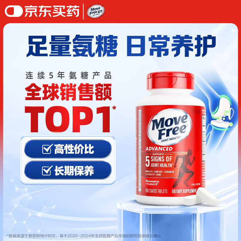 益节氨糖软骨素钙片200粒 拍1件234亓 折1.1亓/粒 领 - 线报酷