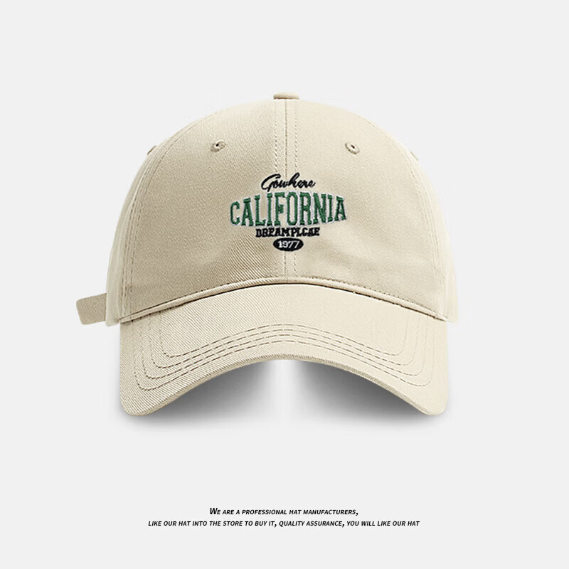 R标字母棒球帽韩版ins男女小众大头围运动防晒帽子百搭软顶鸭舌帽 605CHT橘色1977棒球帽 均码