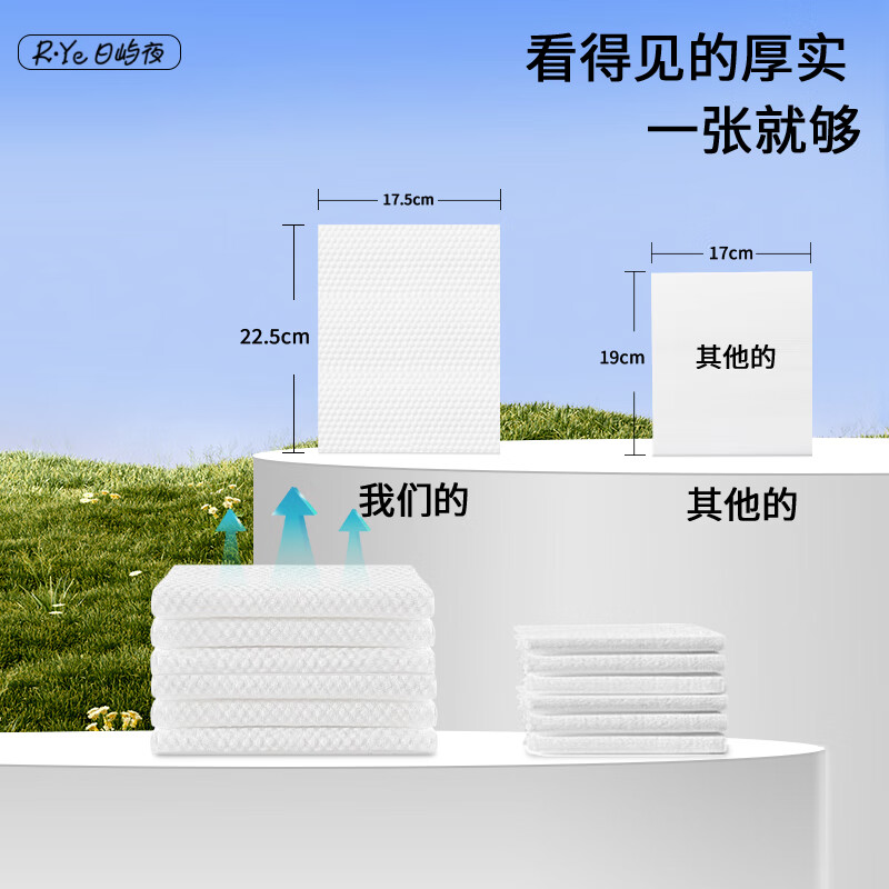 LUXU洗脸巾亲肤加大加厚抽取式一次性洁面棉柔巾独立包装母婴可用 批发装[加厚]10包/400抽