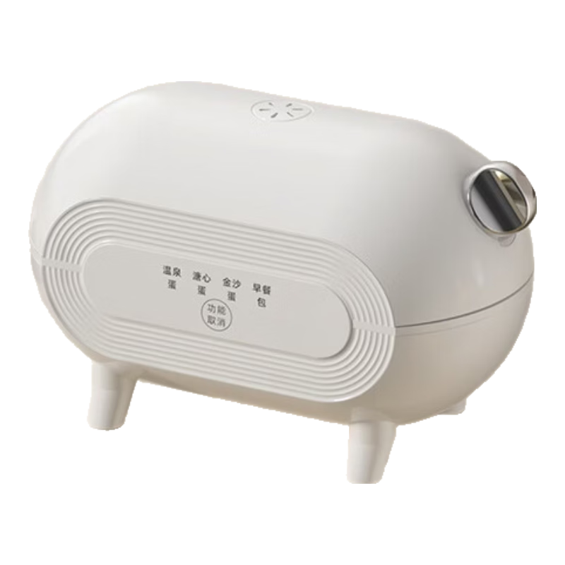 MAKE JOY多功能煮蛋器自動斷電小型一人用蒸蛋神器早餐蒸煮一體機(jī)早餐機(jī) 單層 1人款 智能款【免看管/自動斷電】