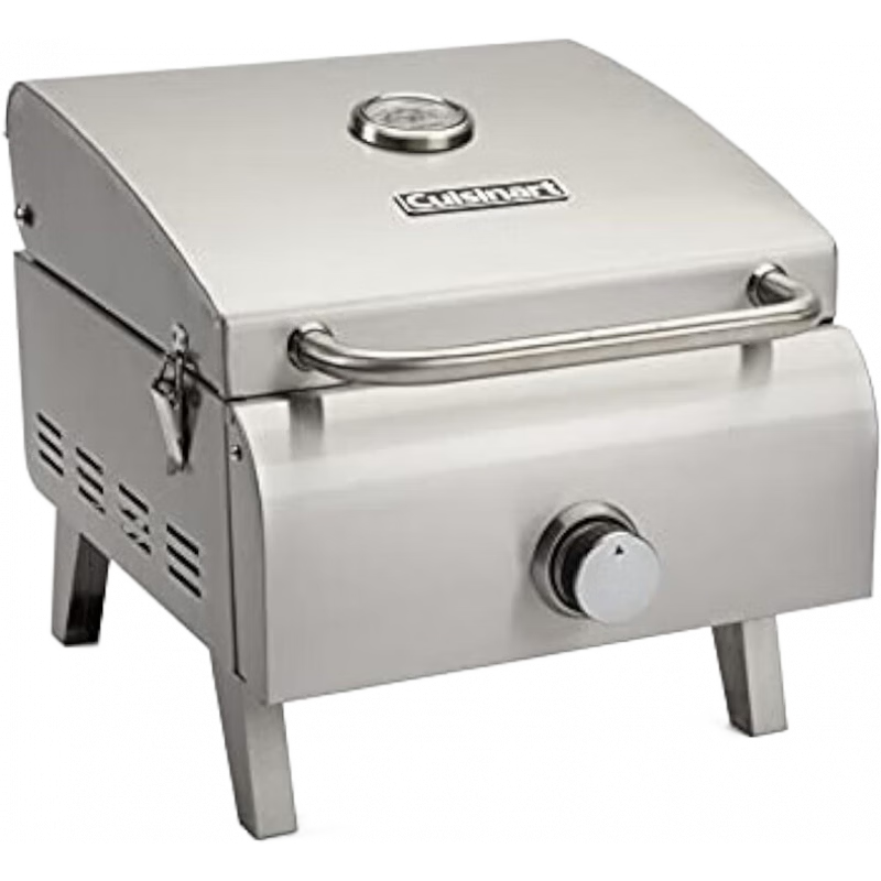 美膳雅 美膳雅 CGG-608 電燒烤爐 無煙燒烤爐  不銹鋼爐排 重量輕方面攜帶 戶外聚會野餐露營休閑 銀色 1層 1層 接觸式煎鍋