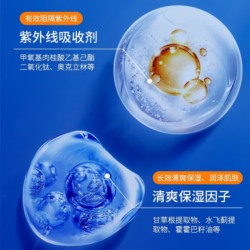 梦希蓝【甄选直发】小光圈防晒喷雾霜50倍脸部全身通用 360ml 2瓶