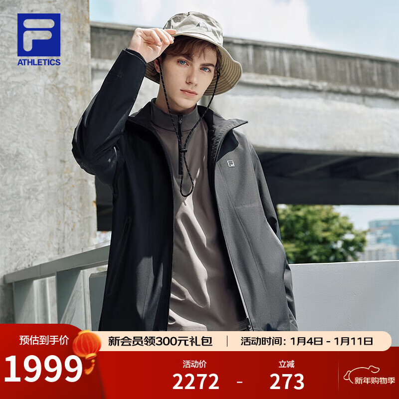 FILA ��ֹٷ���ʿ����һ�����������25���¿���˶���ů��ñ���� ���-BK XL 180/100A/XL 1599Ԫ