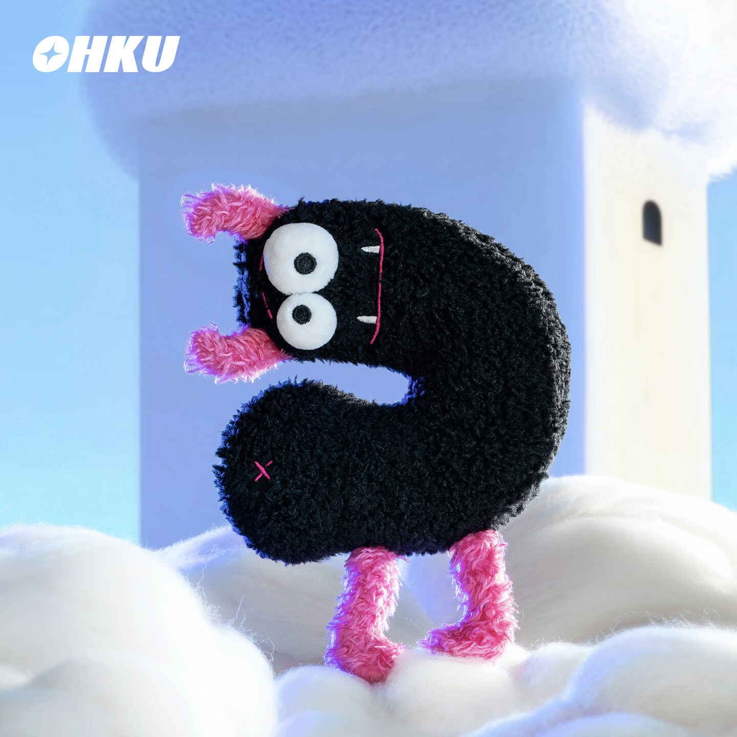 OHKU 怪物宇宙职场怪咖系列-毛绒挂件盲盒玩具礼物 随机1个（不支持7天无理由退换）