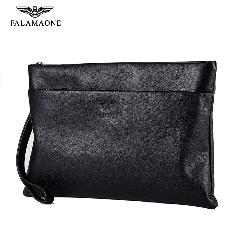 FALAMAONE高端商务手拿包时尚简约男士手包实用钱包节日礼物 高端手拿包