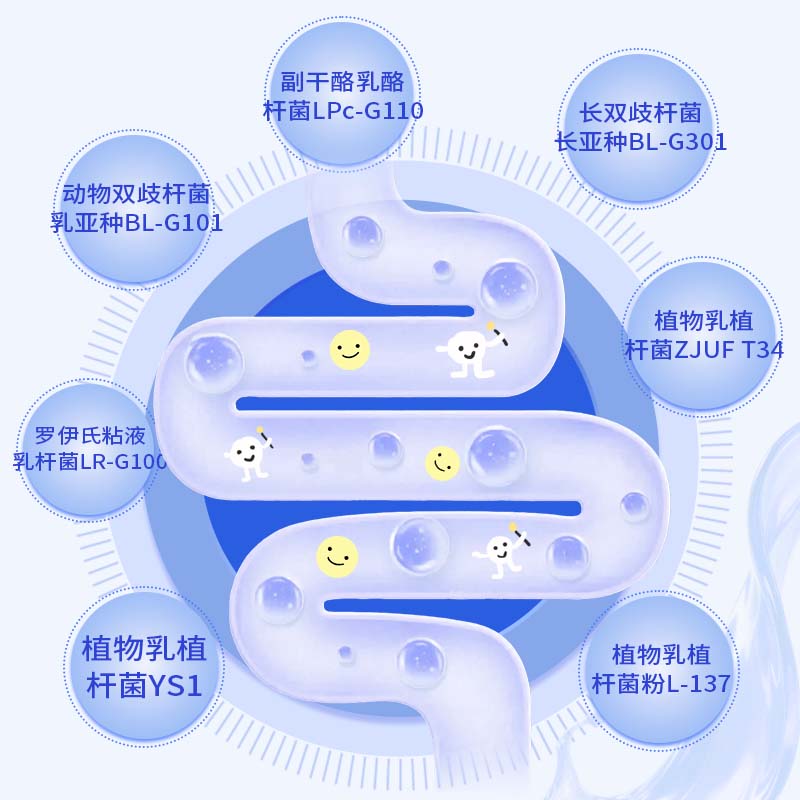 畅润华高活性益生菌粉复合调理肠胃肠道菌群儿童成人孕妇专用益生元 5盒【巩固装】 24袋*5盒