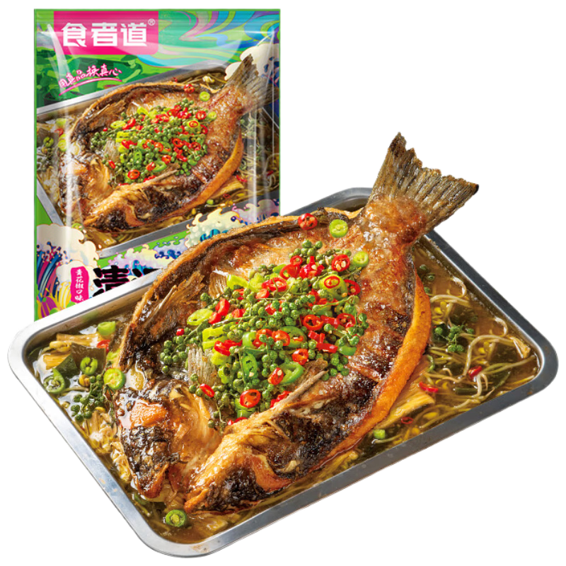 食者道清江烤鱼620g 青花椒味懒人速食方便半成品夜宵方便预制菜