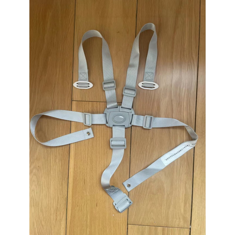 帕利高適合帕利高寶寶餐椅siesta座墊Zero3 POUCH06PU皮套椅套 灰色五點安全帶