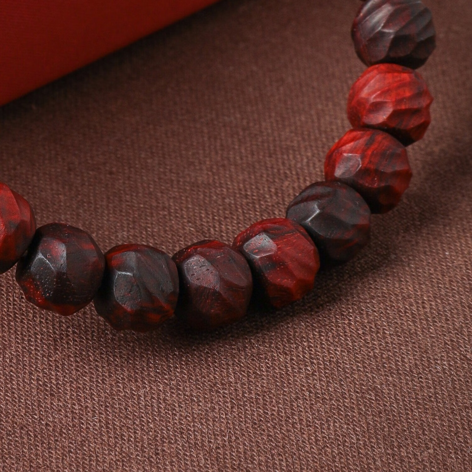 青山不改独家手作小叶紫檀手串印度老料二膘料男女礼物文玩手链云天 云天吞金兽蜜蜡款 9mm