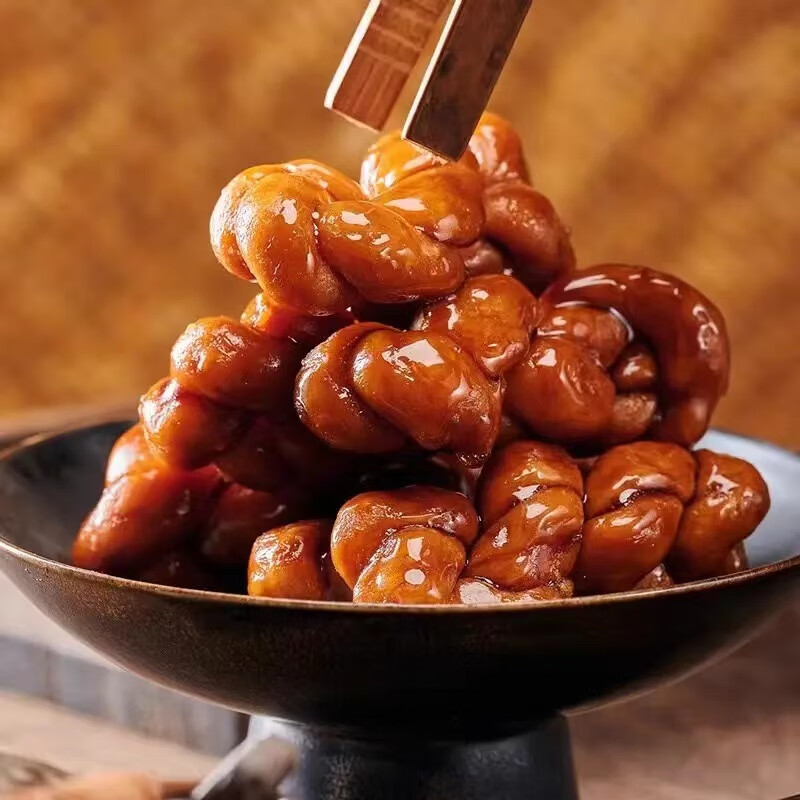 楊先生麻花紅糖肉松麻花香辣味非遺傳承手工杭州特產(chǎn)休閑零食 370g 紅糖麻花*1罐