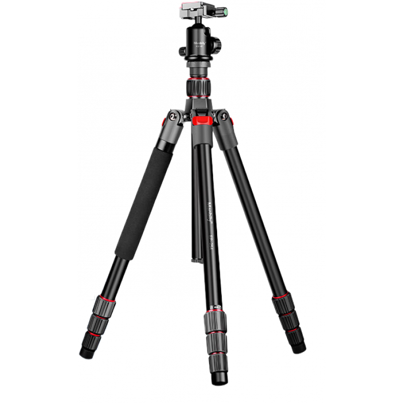 曼比利相機碳纖維三腳架單反微單云臺套裝便攜式手機炭纖維碳素支架直播攝影拍攝拍照旅行三角架 EP-254鋁合金三腳架+常規(guī)球形云臺