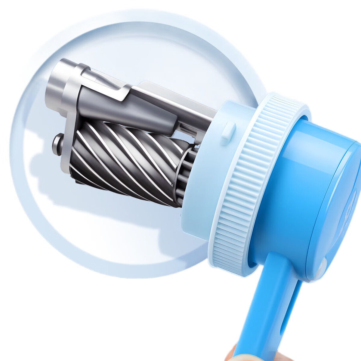 真彩【严选好物】卷笔刀削笔机转笔刀小学生手摇式削笔器铅笔刀削笔刀学生 经典粉【基础款-自动进铅】/