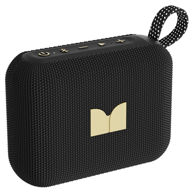 魔声（Monster）M21 便携式蓝牙音箱 低音炮 户外音箱 极速充电长续航 防水防尘 迷你小音响 黑色