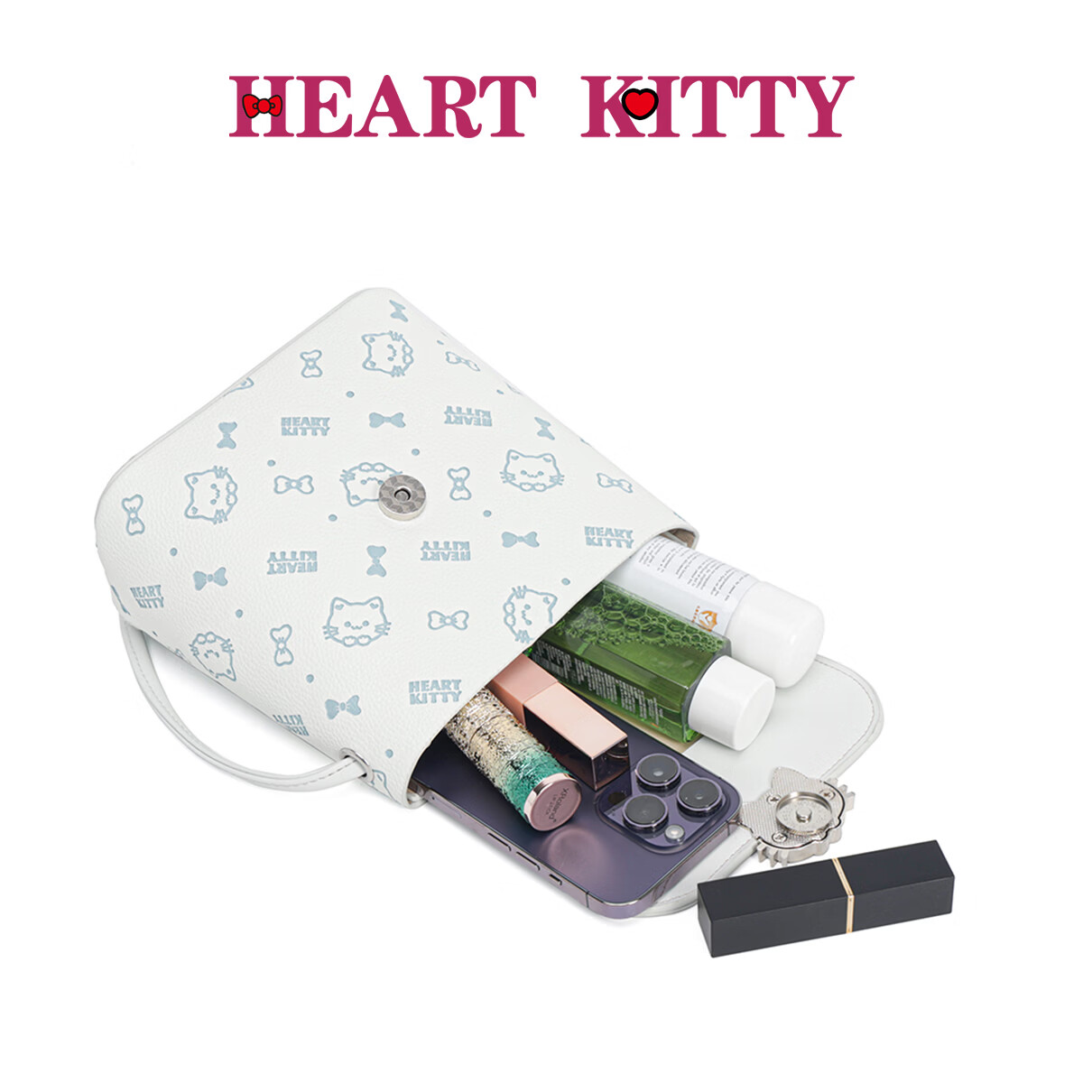 HEART KITTY正品轻便百搭斜挎礼物包上班通勤单肩小包学生手机包女生日礼物包 6621蓝色