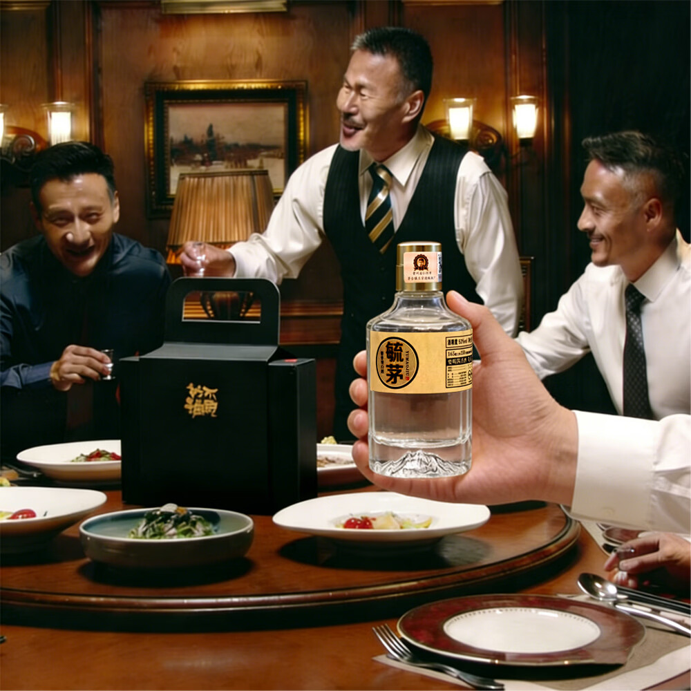 毓茅酒传承王泽履王家茅酒创始人经典酱香型酒粮食白酒送礼礼盒装 53度 100mL 1瓶 品鉴装