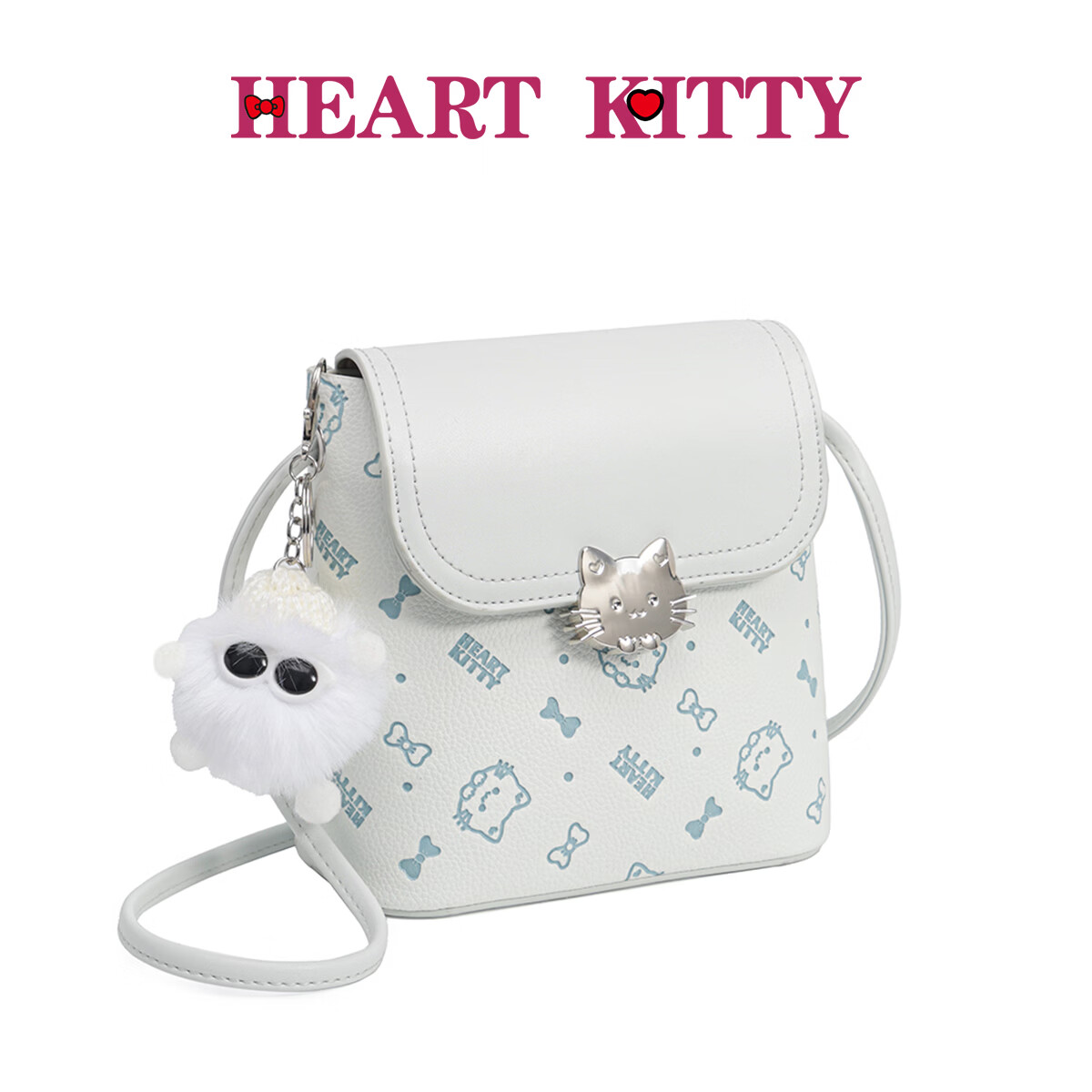 HEART KITTY正品轻便百搭斜挎礼物包上班通勤单肩小包学生手机包女生日礼物包 6621蓝色