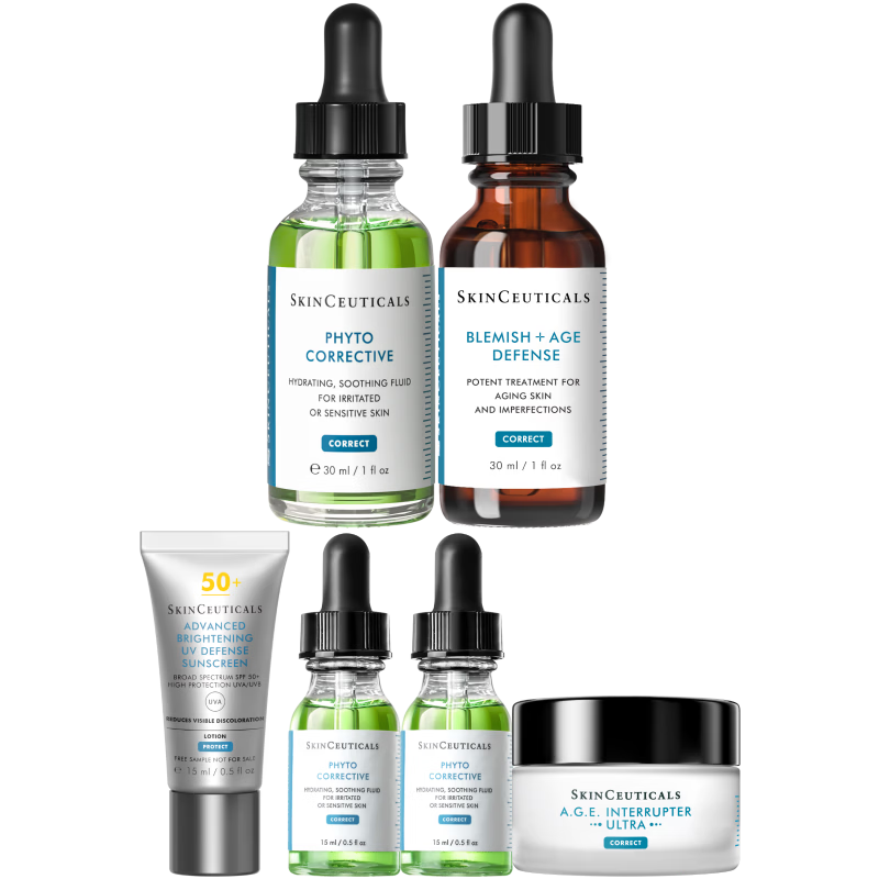 修丽可色修30ml+五酸30ml 护肤品舒缓修护控油祛痘新年礼物送女友