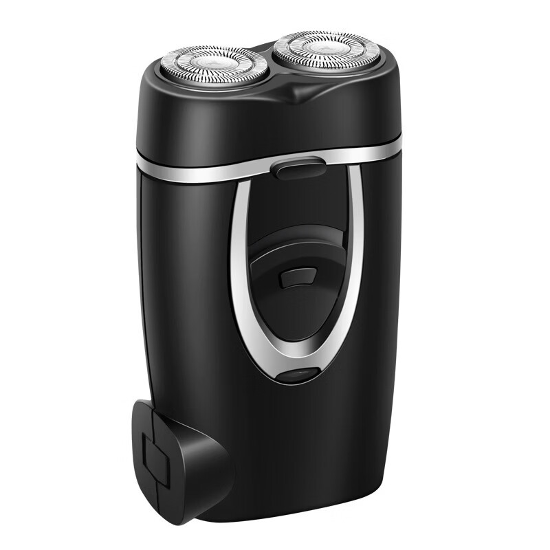 【精选】直销新款男士直充双头剃须刀黑色大气独立浮动刮胡刀毛刀 黑色双头188