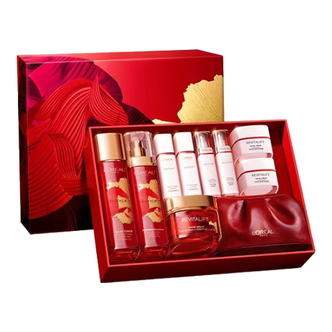 创宙 欧莱雅[李冰冰推荐]复颜水乳霜新年礼盒套装补水护肤化妆品情人节礼物