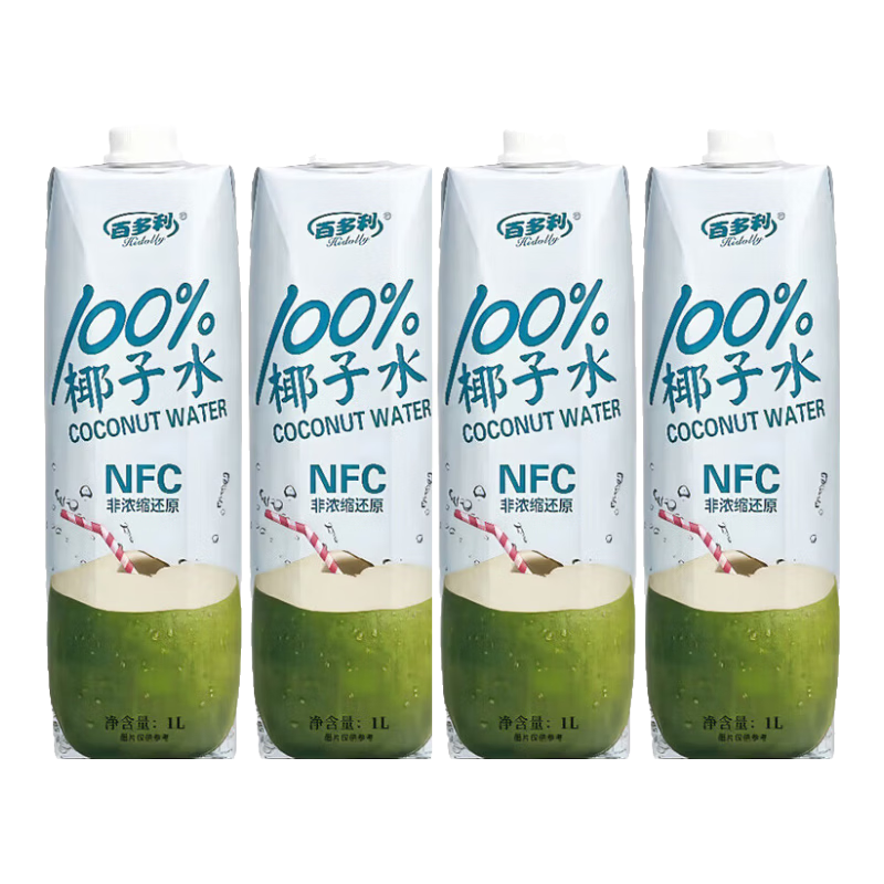 �ٶ��� 100%Ҭ��ˮ��Ҭ֭ NFCҬ��ˮ���� 1L*4ƿ ����� 25.89Ԫ