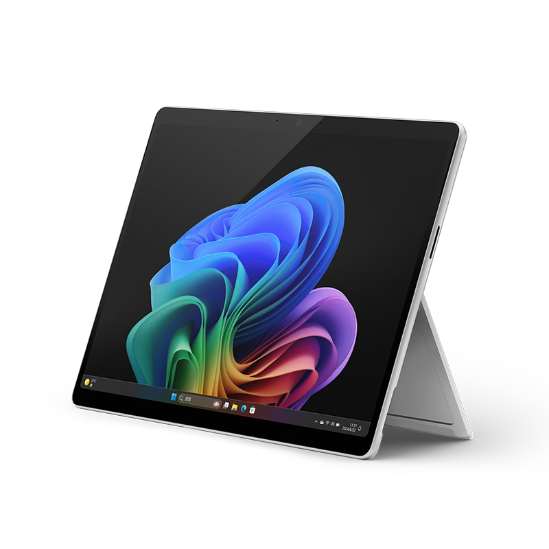 微软(Microsoft)Surface Pro第11版 二合一笔记本电脑 AI PC 骁龙X Elite 32G 1T亮铂金 旗舰版套装 配键盘触控笔