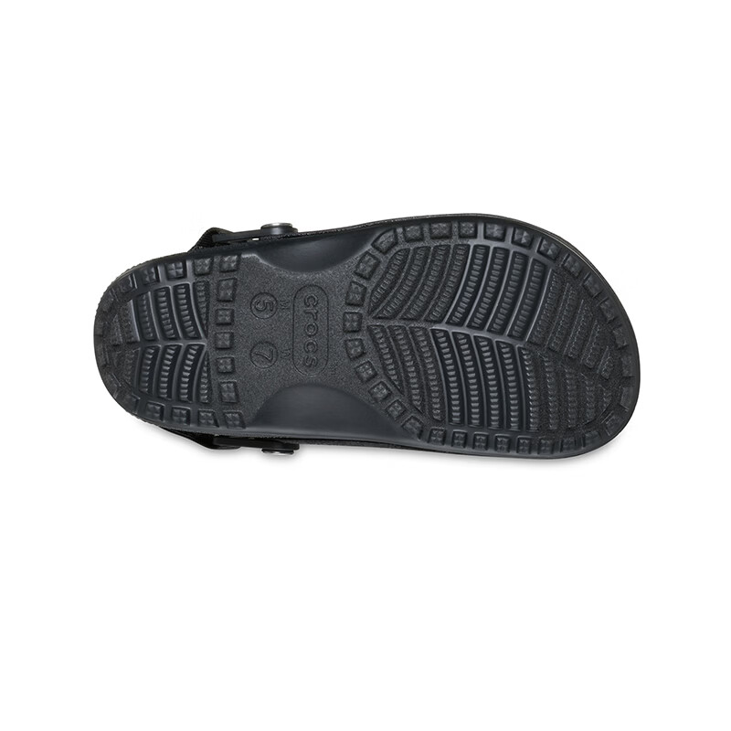 卡骆驰(CROCS)檀健次同款秋冬新款经典轻走仿麂皮洞洞鞋舒适百搭休闲鞋|211930 黑色-001 45 (290mm)