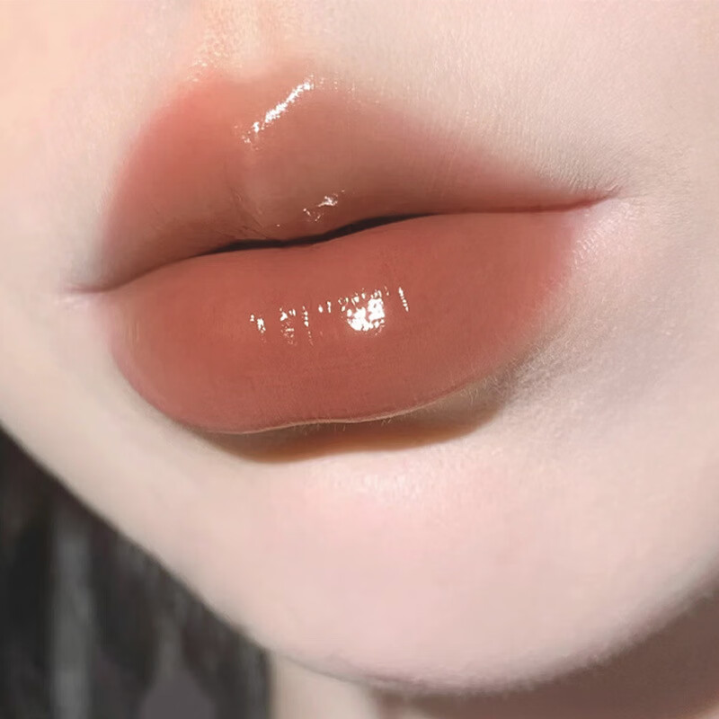 HERORANGE【厂家直发】晶冻镜光唇釉水润清透玻璃唇蜜纯欲感嫩妹水光嘟嘟唇 01#米酿银耳