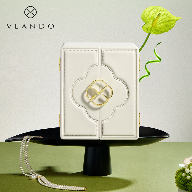 VLANDO唯兰朵2026新款首饰盒高档精致饰品收纳盒子生日新年礼物