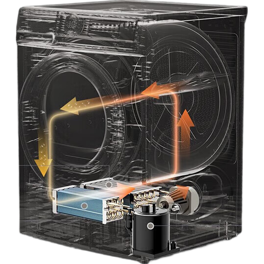 小天鵝(LittleSwan)10KG熱泵烘干機(jī) 家用干衣機(jī) AI正反轉(zhuǎn) 回南天烘干機(jī) 祛除寵物毛發(fā) 多重毛屑過濾 以舊換新家電補(bǔ)貼 熱泵動態(tài)柔烘 智能判干不過烘 HL02T