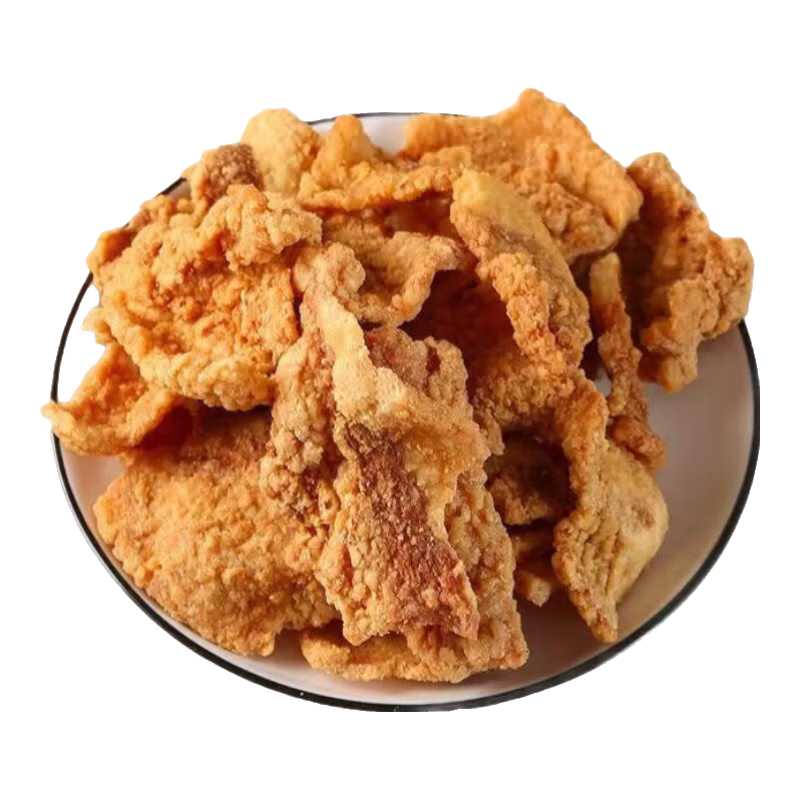 猪油渣零食脆皮五花肉脂渣青岛特产香酥脆哨即食网红小吃休闲食品 【100g】原味