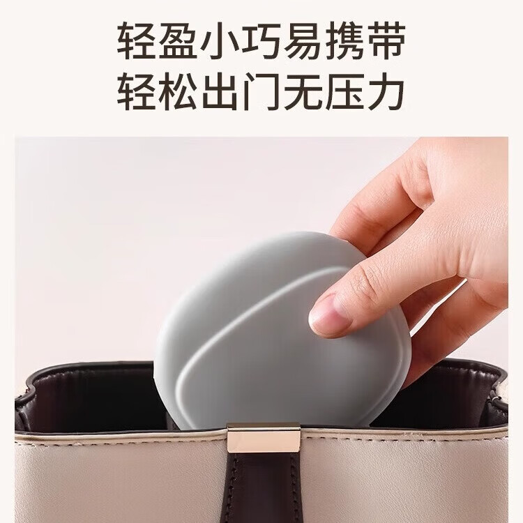 【工厂直供】有线耳机收纳盒数据线硅胶套耳机收纳包手机线收纳旅 苍竹绿1个装