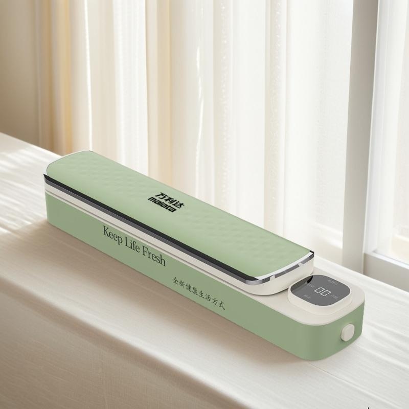 万利达（Malata）真空封口机家用全自动食品打包塑封包装机腊肉腊肠真空压缩神器干湿两用 抹茶绿【赠50个17*25cm+50个20*30袋子】干湿一键真空