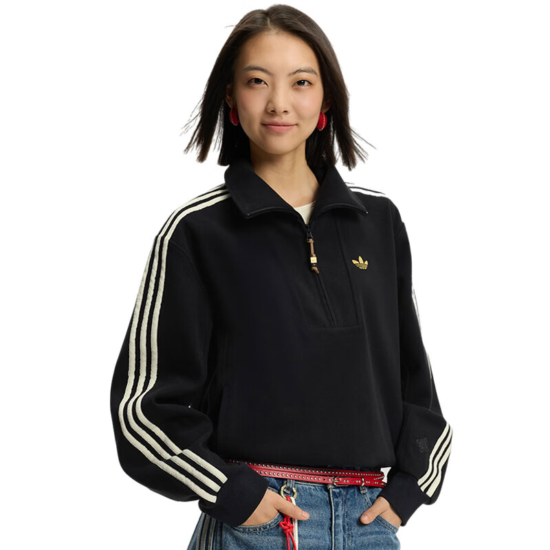 阿迪达斯（adidas）三叶草女子春季CNY新年款运动休闲百搭卫衣套衫KT3135 KT3135 L