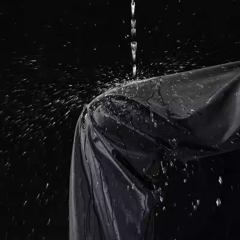 建雨特大码雨裤男女款成人加大加肥加大码雨裤防暴雨真防水户外骑行裤 黑色防水裤有抽绳 4XL 1件 170-200斤