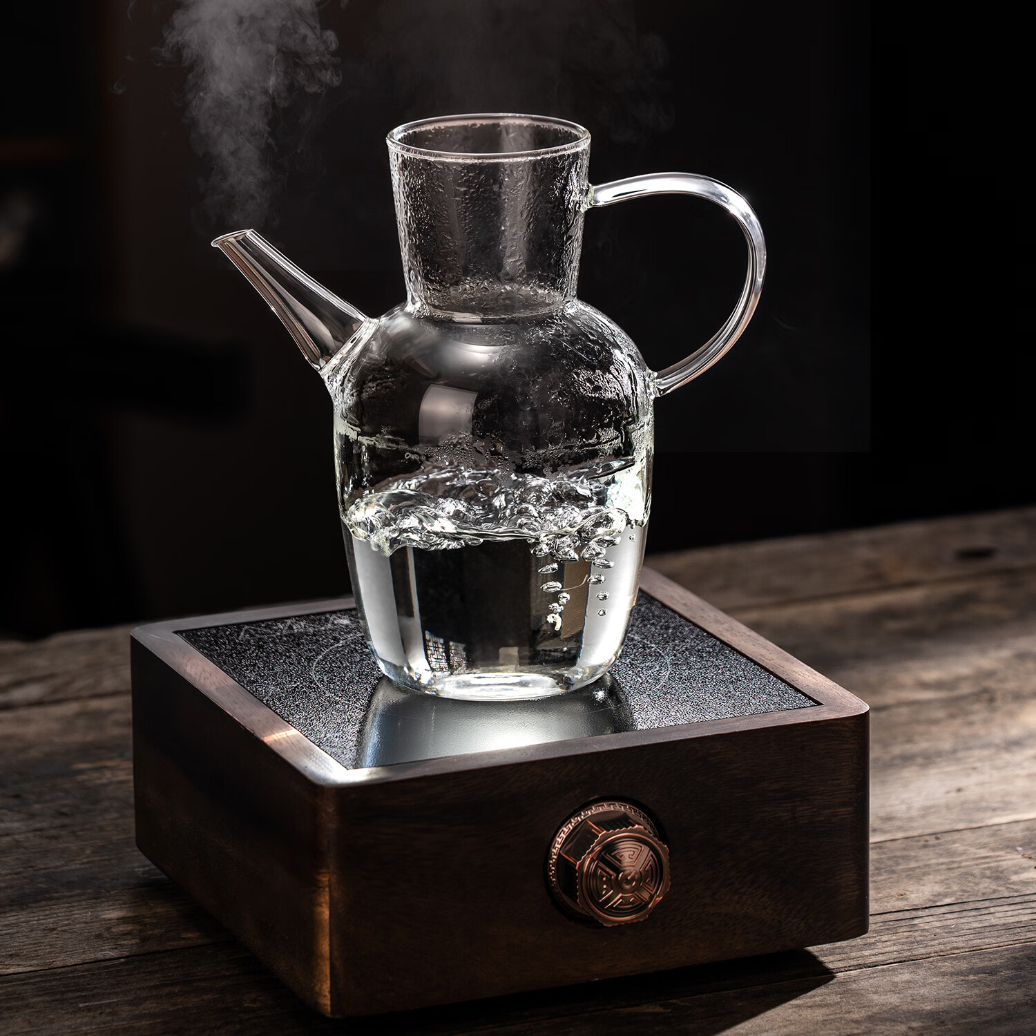 和间高硼硅玻璃仿宋水经注泡茶壶大容量耐热玫瑰花茶绿茶冷萃中式执壶 水经注【仿宋壶】530ML