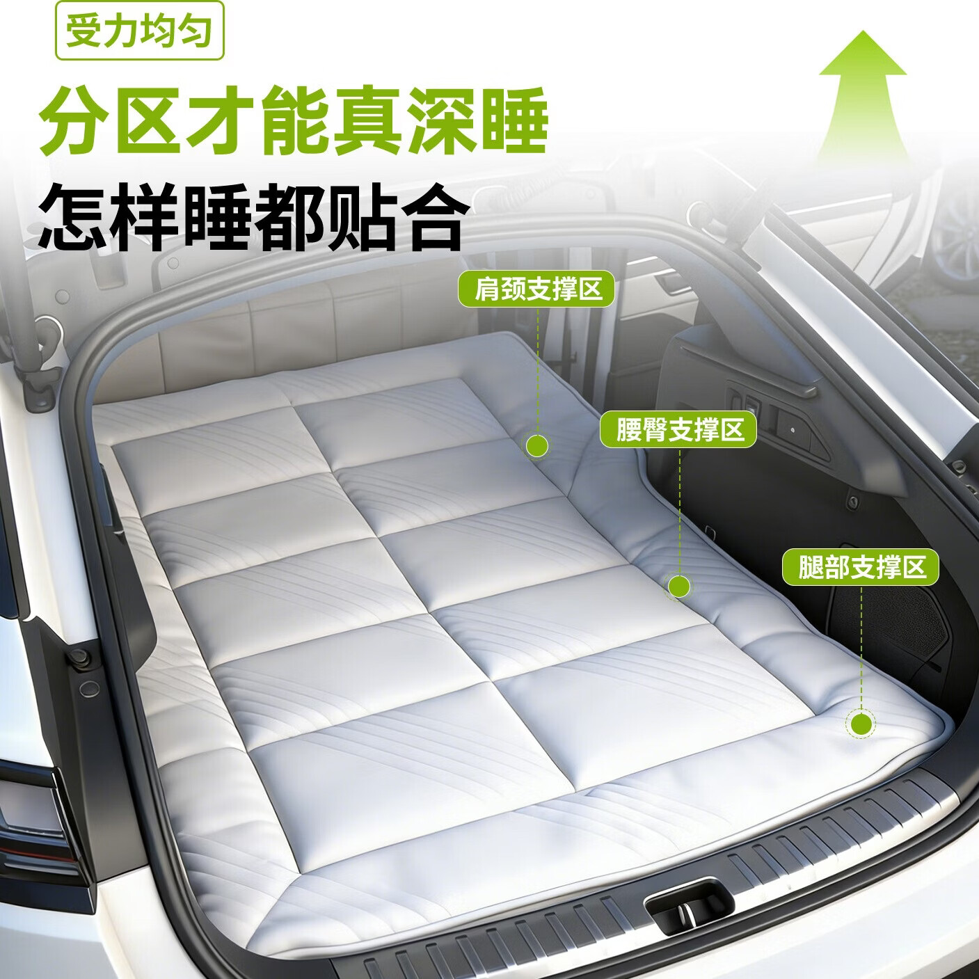 悦沛2026款丰田皇冠路放车载旅行床露营睡垫皇冠路放后备箱车用神器 【旅行床+收纳袋+延伸板】 其他车型联系客服留言