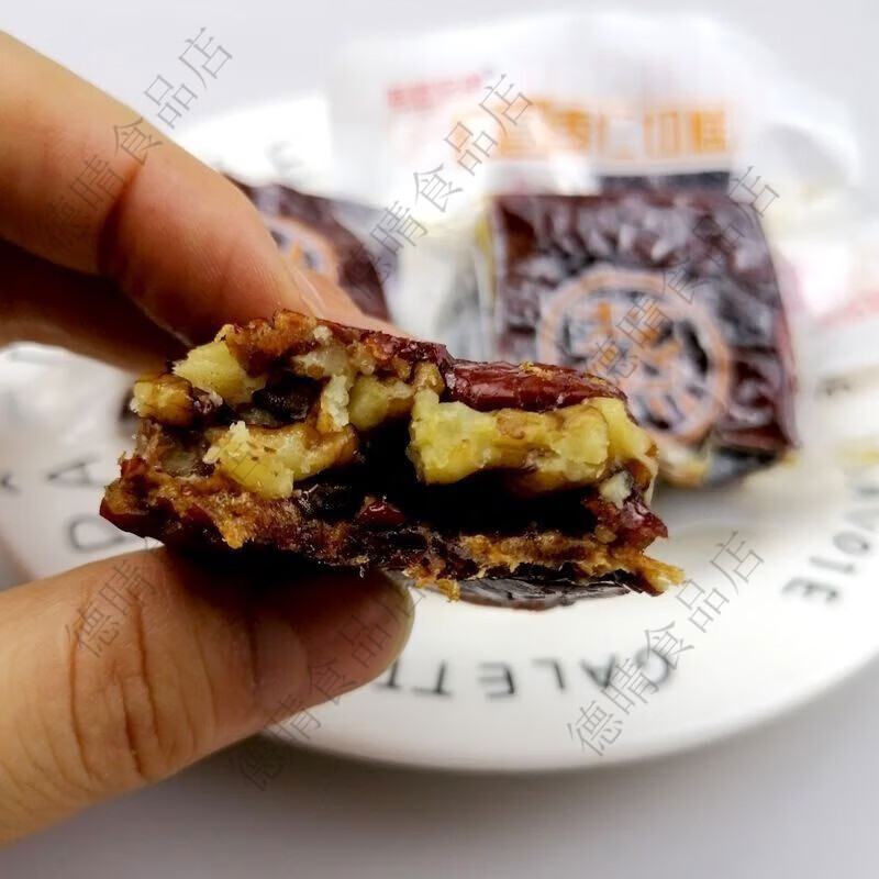 蒸的派网红零食养生多口味小包装兄弟切糕枣仁黑芝麻核桃仁健康 500克 黑芝麻枣仁切糕